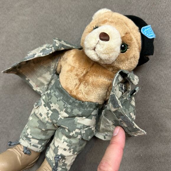 Ira Green Bear Forces of America US Army Teddy Bear Female Mom Woman Girl - Picture 7 of 11